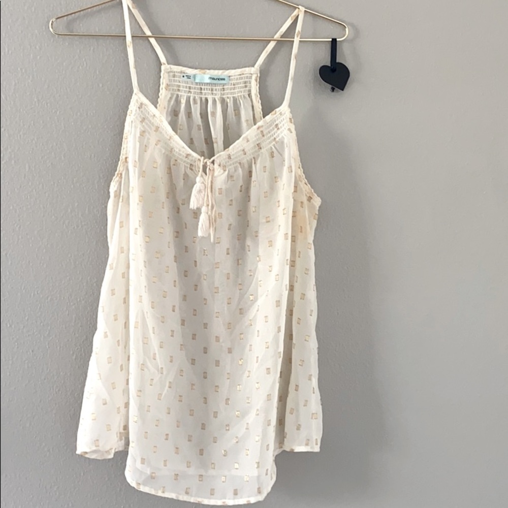 Sheer tank top